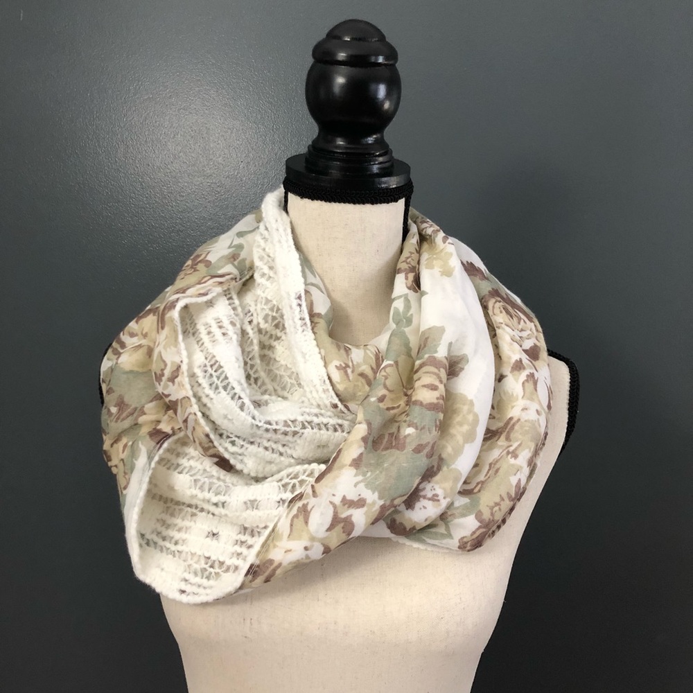 Floral Infinity Scarf